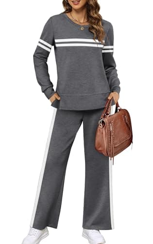 XIEERDUO Women's Wide Leg Tracksuit - Casual Fall Outfits S-3XL