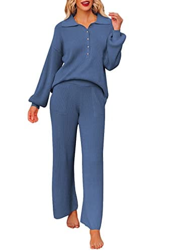 Viottiset Women's 2-Piece Knit Sweater Lounge Set