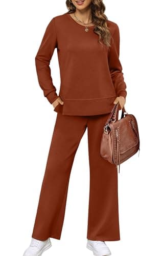 XIEERDUO Women's Wide Leg Tracksuit - Casual Fall Outfits S-3XL