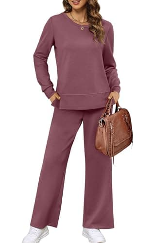 XIEERDUO Women's Wide Leg Tracksuit - Casual Fall Outfits S-3XL