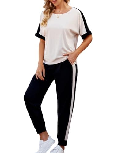 VIMPUNEC Woman Summer Casual Lounge Sets Soft Sweatsuits Trendy