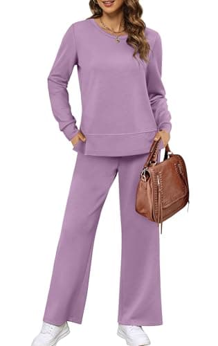 XIEERDUO Women's Wide Leg Tracksuit - Casual Fall Outfits S-3XL