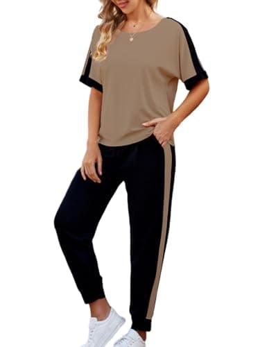 VIMPUNEC Woman Summer Casual Lounge Sets Soft Sweatsuits Trendy
