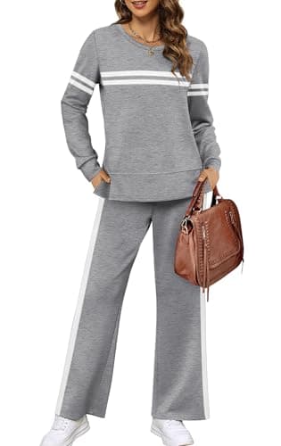 XIEERDUO Women's Wide Leg Tracksuit - Casual Fall Outfits S-3XL