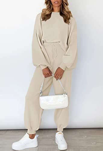 Viottiset Women's Casual 2-Piece Sweatsuit Set