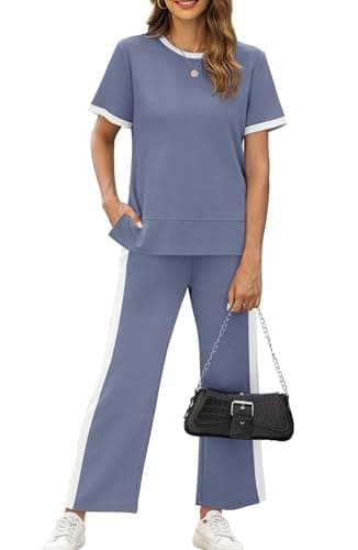 XIEERDUO Women's Comfortable 2-Piece Travel Outfit for Vacation and Airport Lounges S-3XL