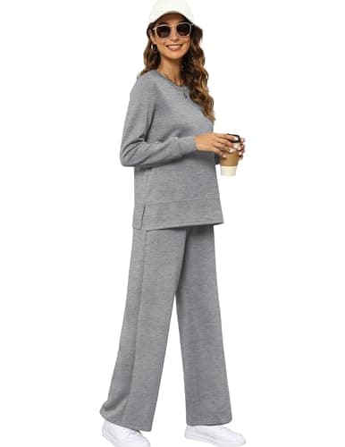 XIEERDUO Women's Wide Leg Tracksuit - Casual Fall Outfits S-3XL