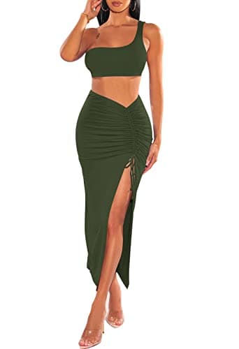 Viottiset Women's One Shoulder 3-Piece Swimsuit Set