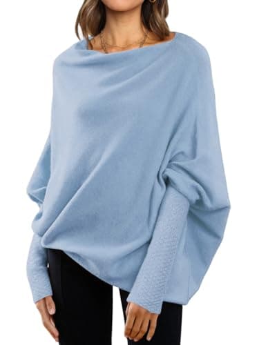 Women's Oversized Batwing Sweaters for Fall Fashion outfit