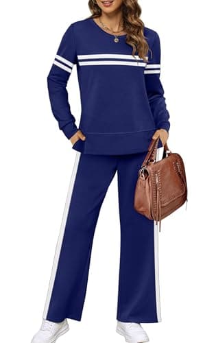 XIEERDUO Women's Wide Leg Tracksuit - Casual Fall Outfits S-3XL