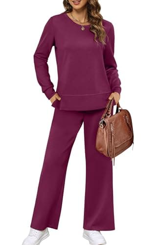 XIEERDUO Women's Wide Leg Tracksuit - Casual Fall Outfits S-3XL