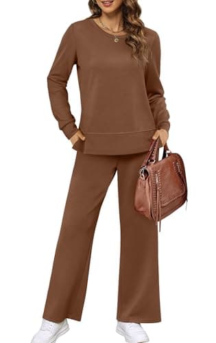 XIEERDUO Women's Wide Leg Tracksuit - Casual Fall Outfits S-3XL