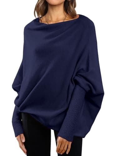 Women's Oversized Batwing Sweaters for Fall Fashion outfit