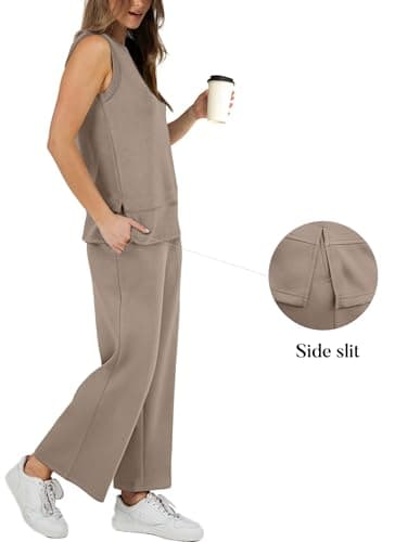 XIEERDUO Women's Summer Travel Loungewear 2-Piece Tracksuit S-3XL