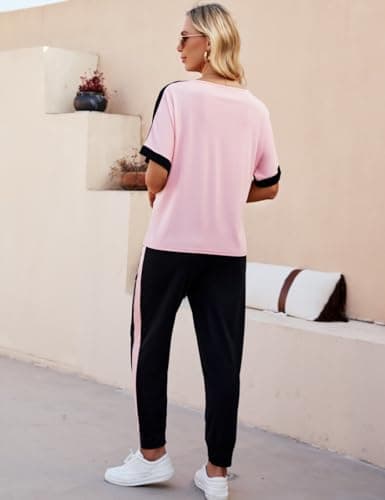 VIMPUNEC Woman Summer Casual Lounge Sets Soft Sweatsuits Trendy