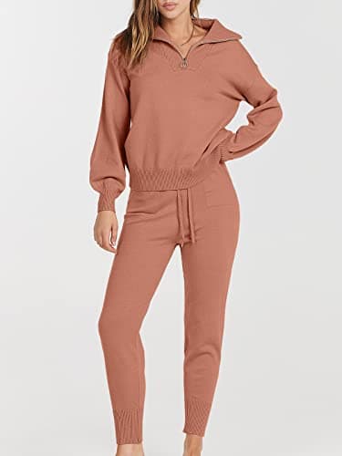 ANRABESS Women's 2 Piece Fall Outfits Sweater Sets