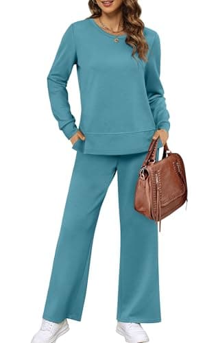 XIEERDUO Women's Wide Leg Tracksuit - Casual Fall Outfits S-3XL