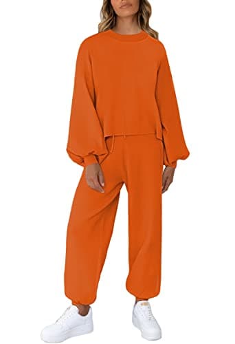Women's 2-Piece Casual Knit Sweatsuit Loungewear Set