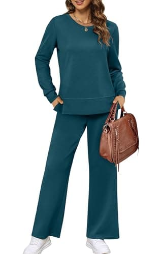 XIEERDUO Women's Wide Leg Tracksuit - Casual Fall Outfits S-3XL