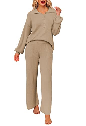 Viottiset Women's 2-Piece Knit Sweater Lounge Set