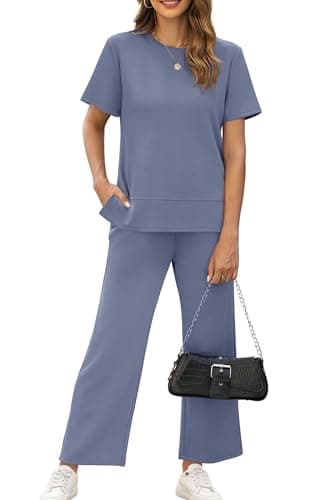 XIEERDUO Women's Comfortable 2-Piece Travel Outfit for Vacation and Airport Lounges S-3XL