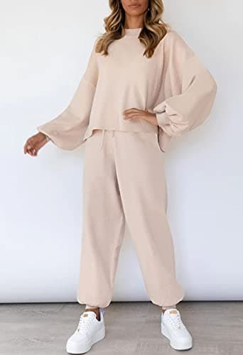 Casual 2 Piece Knit Lounge Set for Women