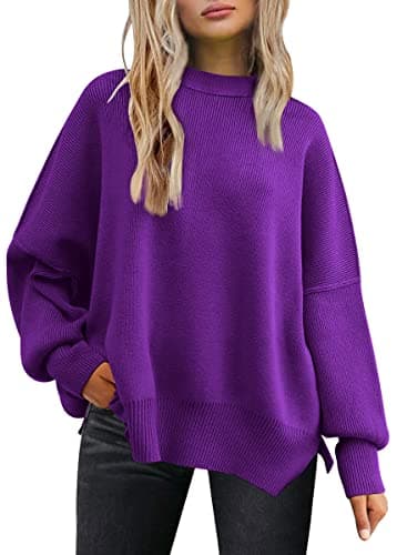 Women's Oversized Batwing Sweaters for Fall 2024