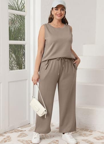 XIEERDUO Women's Summer Travel Loungewear 2-Piece Tracksuit S-3XL