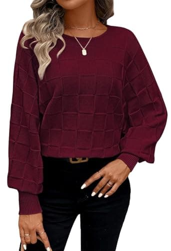 Women's Pink Oversized Batwing Sweaters for Fall/Winter 2024