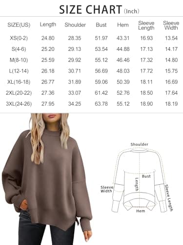 Women's Oversized Batwing Sweaters for Fall 2024