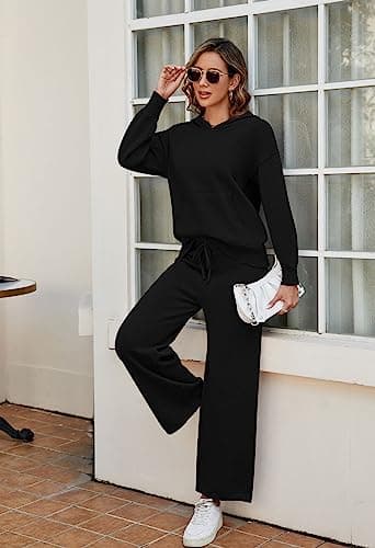 Viottiset Women's 2-Piece Black Lounge Set