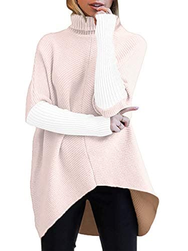 Oversized Turtleneck Batwing Sweater for Women - 2024 Fall Fashion