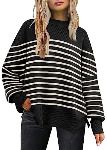 Women's Oversized Batwing Sweaters for Fall 2024