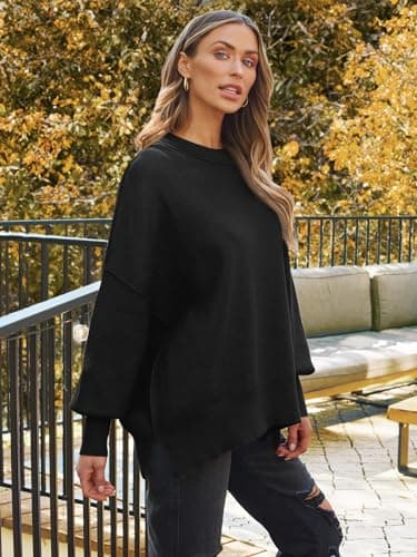 Women's Oversized Batwing Sweaters for Fall 2024