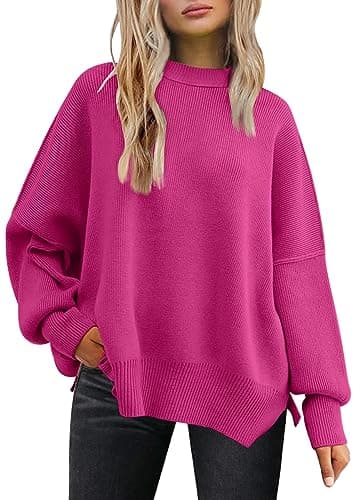 Women's Oversized Batwing Sweaters for Fall 2024