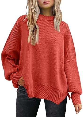 Women's Oversized Batwing Sweaters for Fall 2024